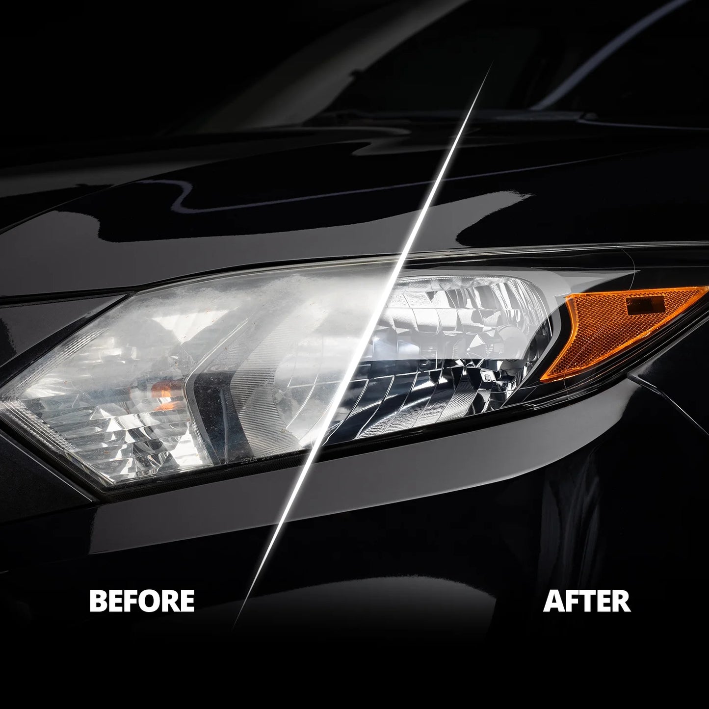 Ceramic Headlight Restoration Kit - Ceramic Coating That Restores Headlights to New - 8 Wipe Kit